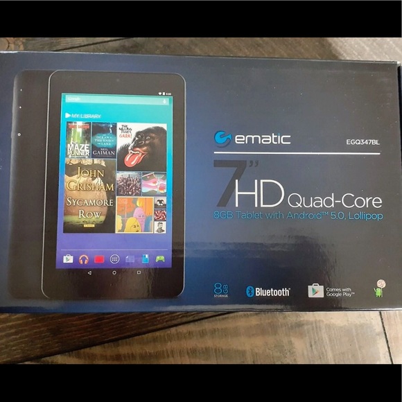 BNIB Ematic EGQ373BL 7″ 16GB Android 7.1 Tablet - Picture 14 of 15